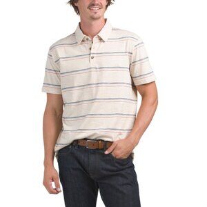 QUIKSILVER Fog Duval Striped Polo